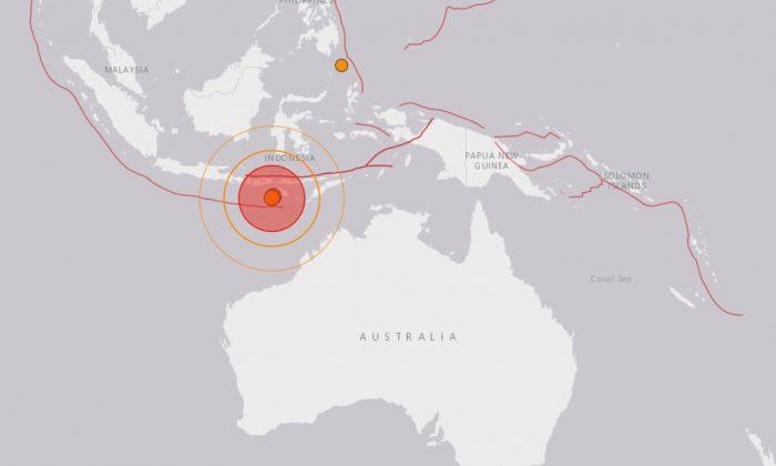 Five Earthquakes in Five Hours Hit Near Indonesia