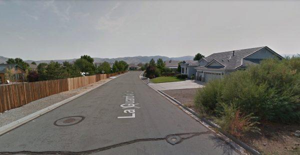 La Guardia Lane, South Reno, Washoe County, Nev., where an elderly couple was shot on Jan. 16, 2019. (Screenshot/Google Maps)