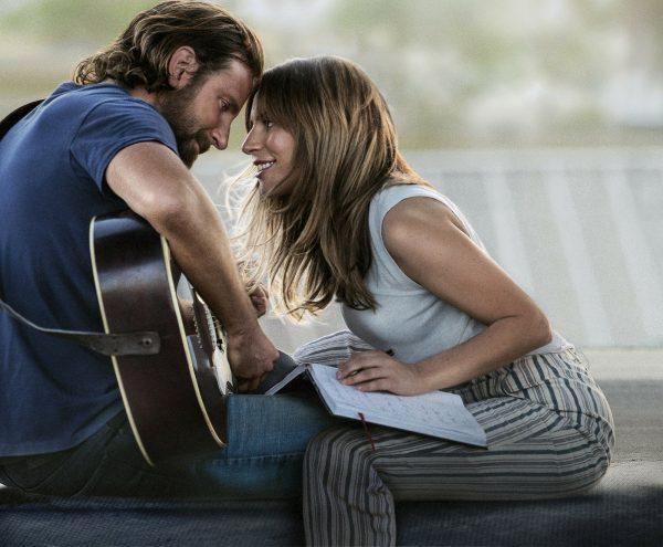 Bradley Cooper, left, and Lady Gaga in a scene from "A Star is Born." The film may be the lead nomination-getter on Jan. 22, 2019, when nominations to the 91st Oscars are unveiled. (Warner Bros. Pictures via AP, File)