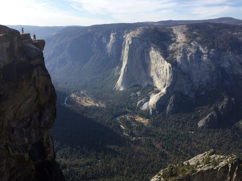 IA Northern California coroner says a young couple from India was intoxicated when the pair fell to their deaths from the scenic overlook in Yosemite. Autopsy reports provided by the Mariposa County sheriff's department Friday, Jan. 18, 2019 concluded that 30-year-old Meenakshi Moorthy and her husband, 29-year-old Vishnu Viswanath, were both "intoxicated with ethyl alcohol prior to death." (AP Photo/Amanda Lee Myers, File)