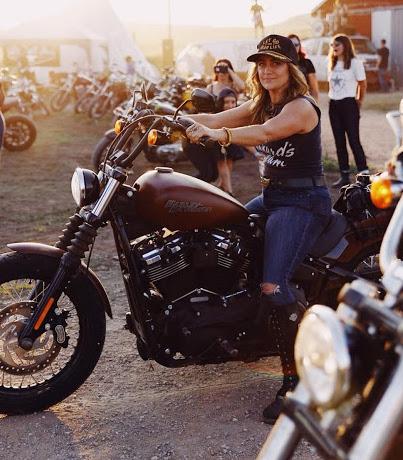Jacey Correia on her 2018 Harley-Davidson Street Bob. (Courtesy of Staci Wilt)