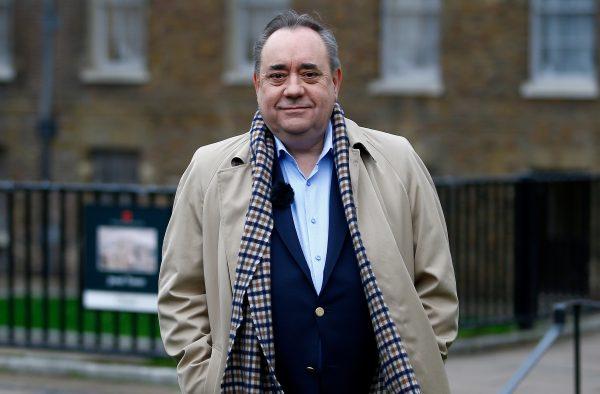 Alex Salmond, the former leader of the Scottish National Party in London on Dec. 18, 2018. (Henry Nicholls/Reuters)