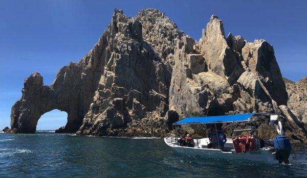 Tourists at Los Cabos, in Baja California Sur State, Mexico, on March 8, 2018. Despite a surge of violent crimes in popular tourist areas such as Los Cabos and Cancún, tourism is Mexico's third largest source of foreign exchange. (Daniel Slim/AFP/Getty Images)
