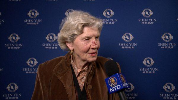 Lady Jennifer Bute enjoyed Shen Yun at the Edinburgh Playhouse on Jan. 24, 2019. (NTD Television)