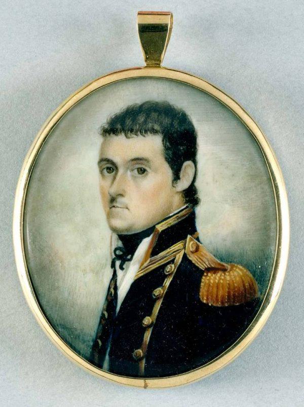 A watercolour portrait image of Captain Matthew Flinders from the early 1800s. (Wikimedia Commons/CC BY-SA 3.0 au)