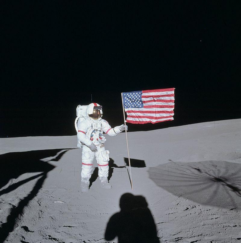 Apollo 14 astronaut Alan B. Shepard Jr. on the Lunar surface. (NASA)
