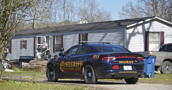 Authorities in Louisiana said a shooting left five people dead in two parishes, on Jan. 26, 2019. (Hilary Scheinuk/The Advocate via AP)