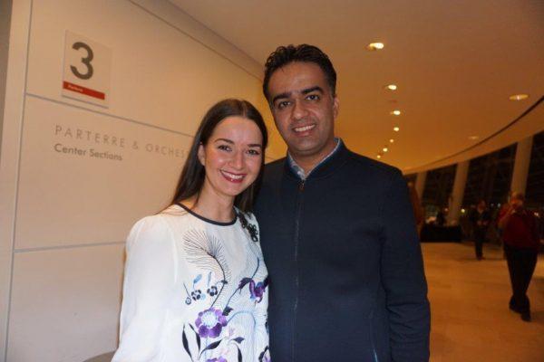 Kristina Bondryeva and Akshay Anand enjoyed Shen Yun Performing Arts on Jan. 26, 2019, at the Kauffman Center for the Performing Arts in Kansas City, Missouri. (Catherine Wen/The Epoch Times)