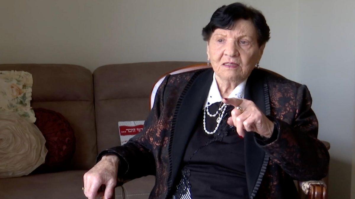 Cipora Feivlovich, Holocaust survivor, who turns 92 yeas old on Sunday January 27 2019 (images via AP)