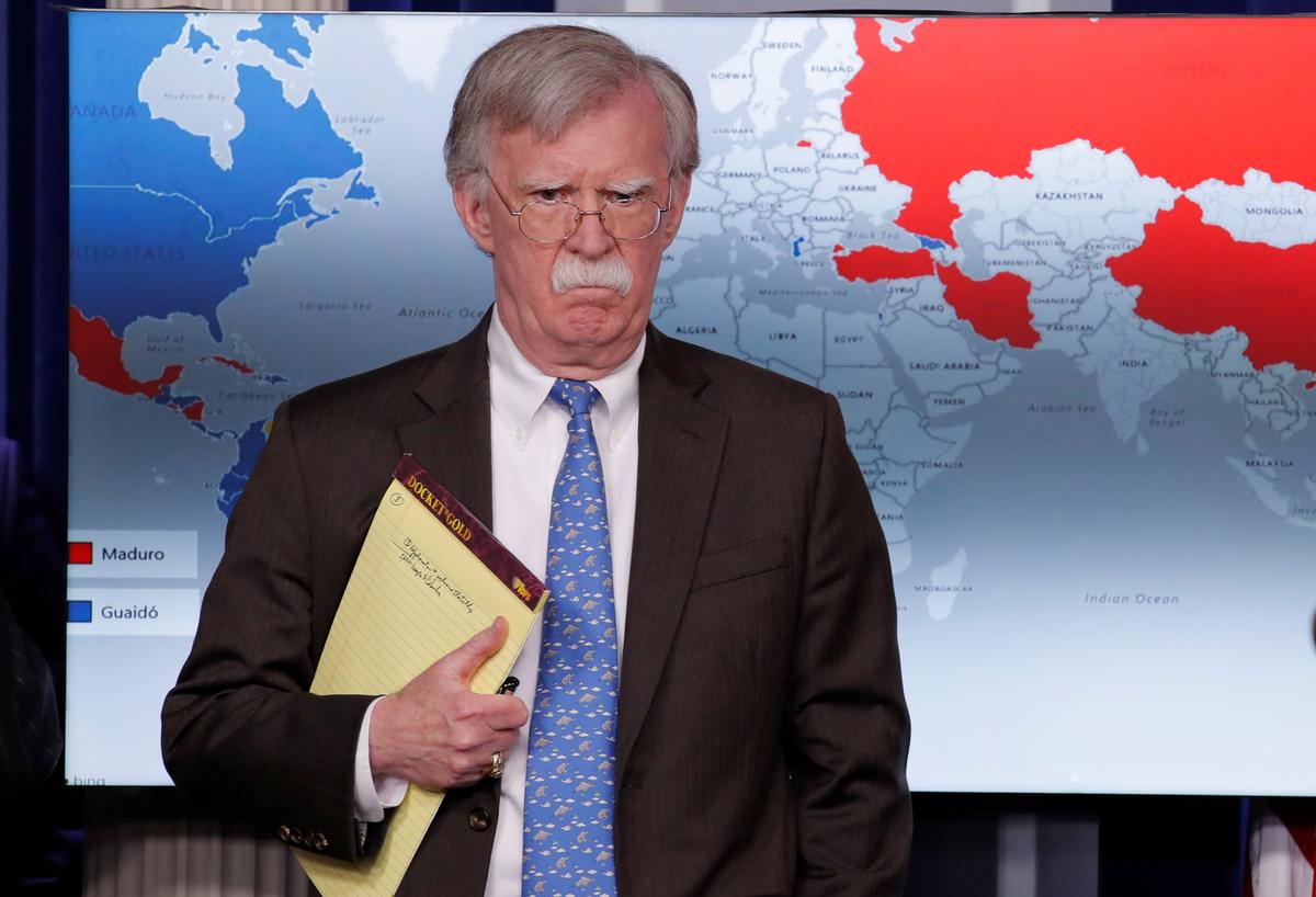 Bolton’s Notes Raise Questions on Military Plans in Venezuela