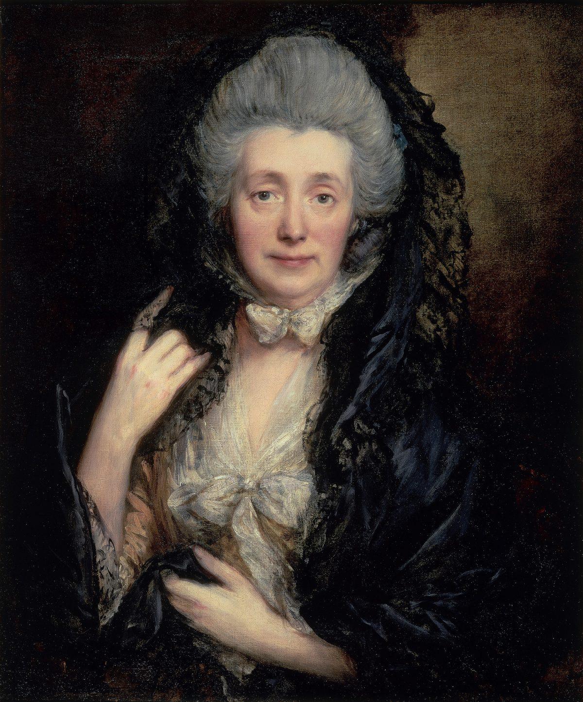 "Margaret Gainsborough, the Artist’s Wife," circa 1777, by Thomas Gainsborough. Oil on canvas. The Samuel Courtauld Trust. (The Courtauld Gallery, London)
