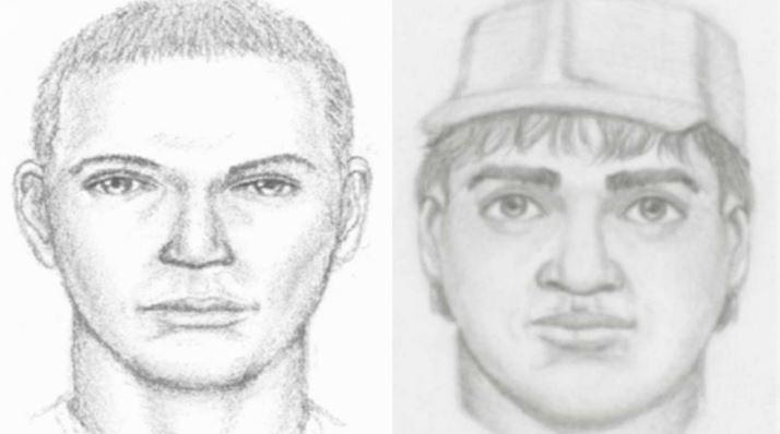 Police officials released on Jan. 28, 2019, sketches of suspects in the murder of Maggie Long, who was killed on Dec. 1, 2017, in Bailey, Colorado. (Park County Sheriff's Office)