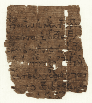 Musical fragment, 200 B.C., from the first chorus of “Orestes” by Euripides, which the author analyzed, interpreted, and had performed. (Public Domain)
