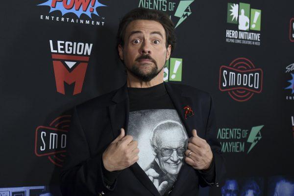Kevin Smith arrives at Excelsior! A Celebration of the Amazing, Fantastic, Incredible & Uncanny Life of Stan Lee at the TCL Chinese Theatre in Los Angeles, on Jan. 30, 2019. (Richard Shotwell/Invision/AP)