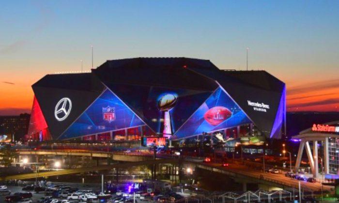 With Helicopters and Dogs, Massive Super Bowl Security in Atlanta
