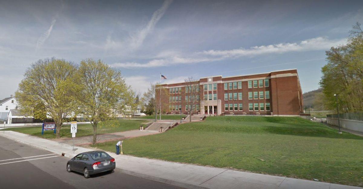 The Binghamton school district said there was “no evidence” that the strip-search was carried out. (Google Street View)