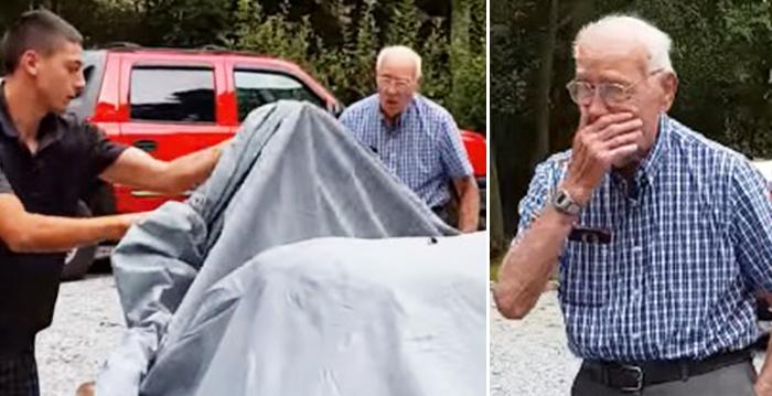 Grandpa Admiring a Vintage Mercedes Gets a Shock When Family Reveals the Owner’s Name