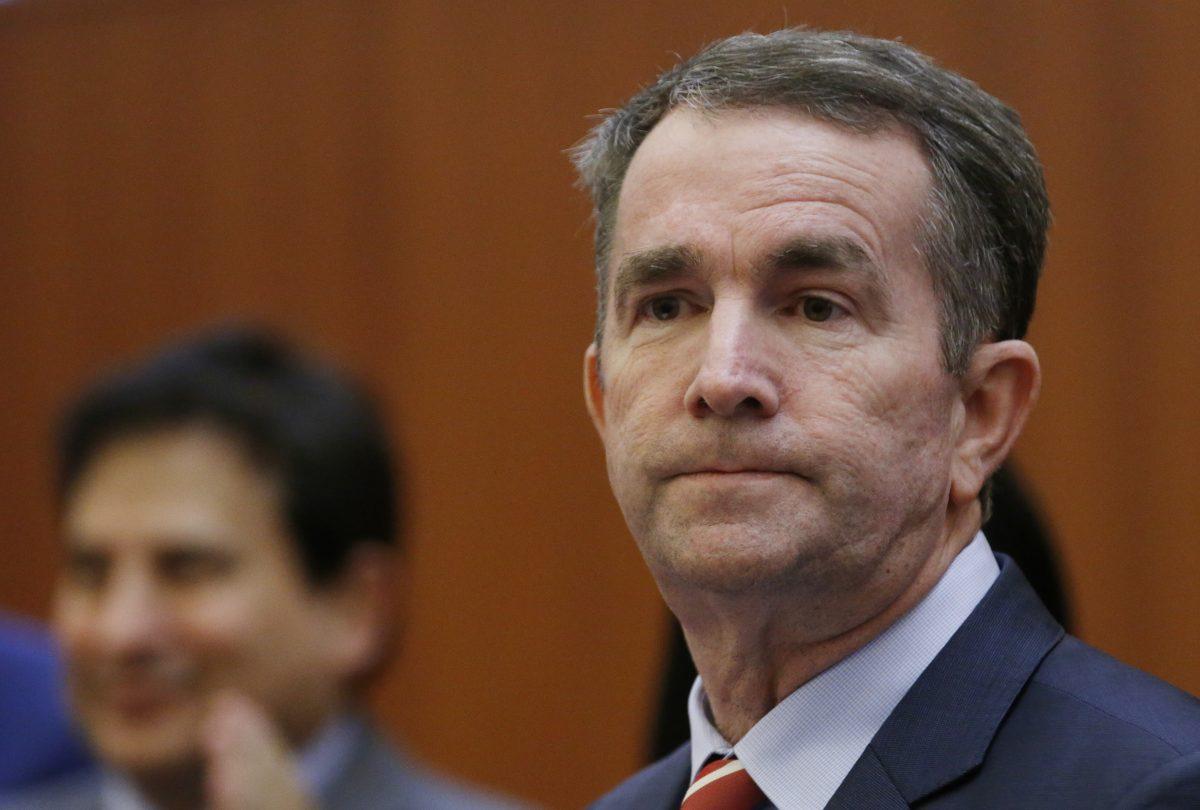 Virginia Gov. Ralph Northam prepares to address a news conference at the Capitol in Richmond, Va., on Jan. 31, 2019. Northam did not resign after admitting he was one of two people in a yearbook photograph showing one person in a KKK costume and another wearing blackface. His nickname in the book was "Coon Man," a racial slur. (Steve Helber/AP Photo)