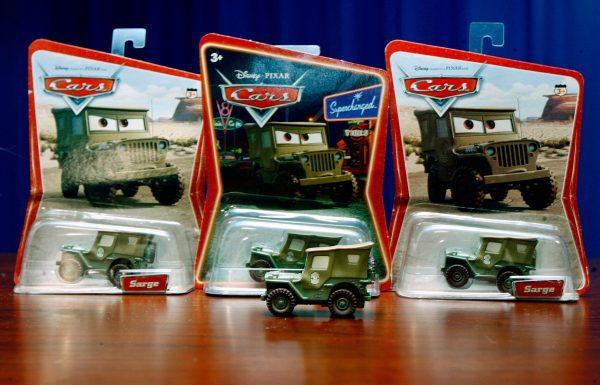 The U.S. Consumer Product Safety Commission announced the recall of millions of toys manufactured by Mattel Inc., including this "Sarge" die-cast toy car. The commission is asking consumers to immediately take the toys away from children and contact Mattel. (Chip Somodevilla/Getty Images)