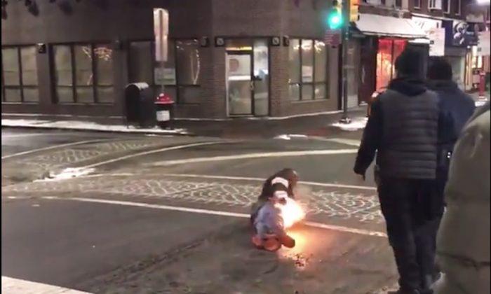 Taser Sets Man On Fire Outside Philadelphia Steak Restaurant