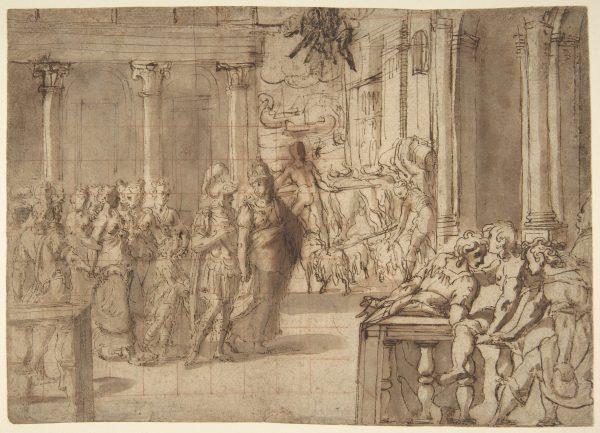 "Dido and Aeneas," Italian, 16th century. (The Metropolitan Museum of Art)