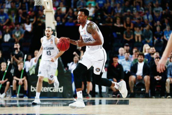 Carrick Felix in action during the NBL match between the New Zealand Breakers and Melbourne United at Spark Arena on Feb. 11, 2018 in Auckland, New Zealand. (Anthony Au-Yeung/Getty Images)