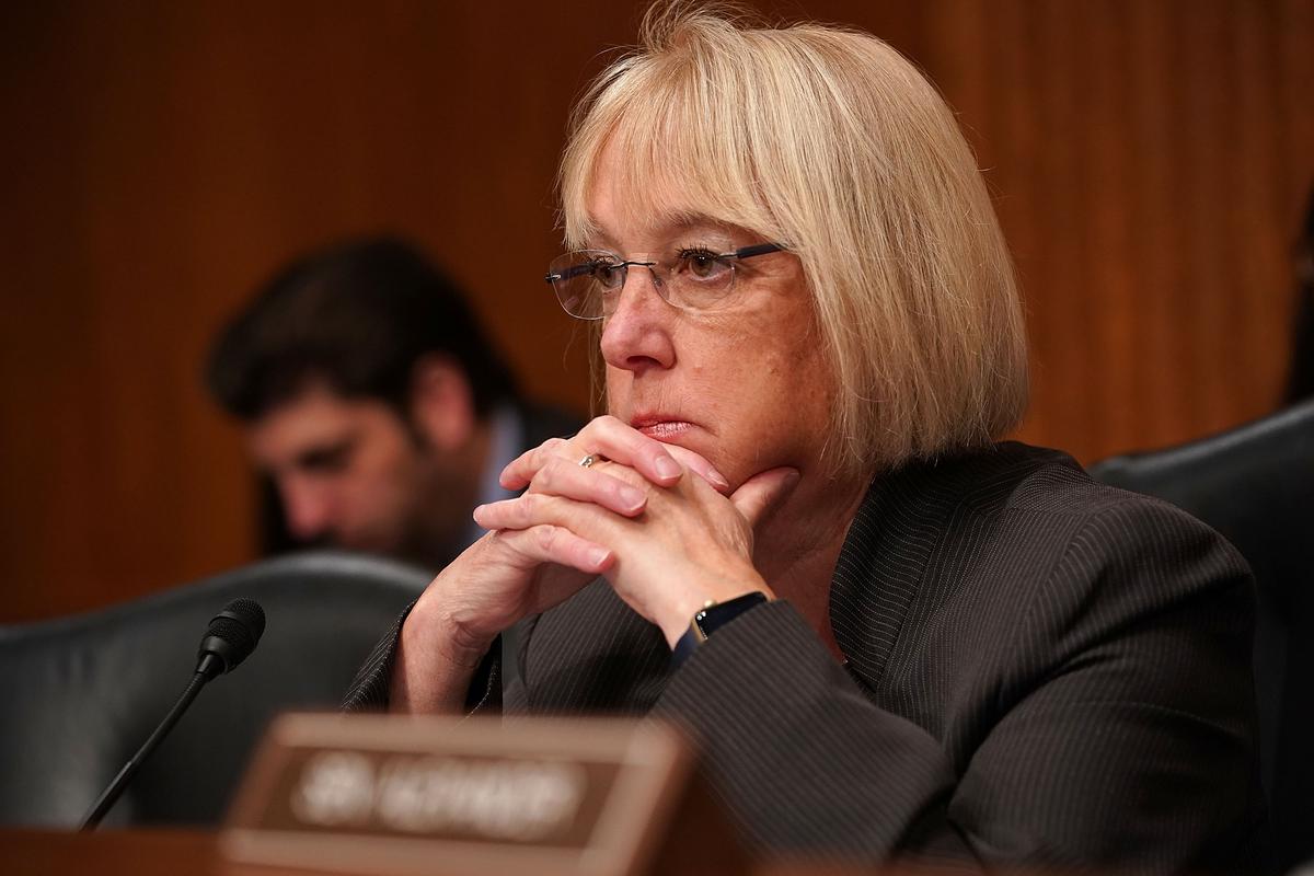 Sen. Patty Murray in the Dirksen Senate Office Building on Capitol Hill on Nov. 15, 2017. (Chip Somodevilla/Getty Images)