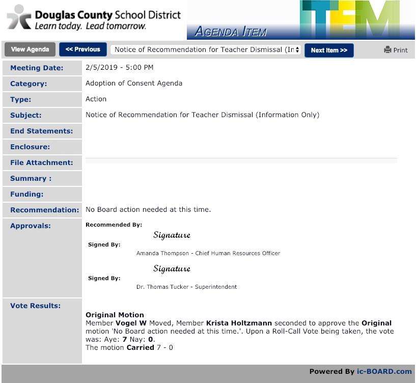 (Douglas County School District/Screenshot)