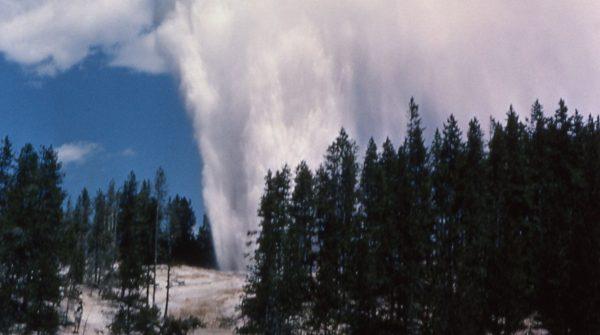 An updated photo shows Yellowstone's Steamboat Geyser (National Park Service)
