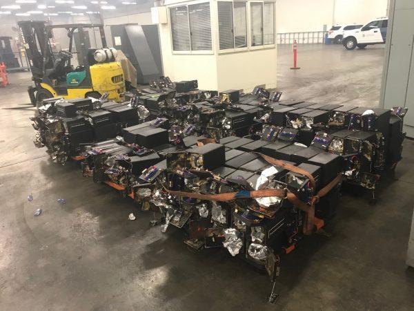 Largest ever U.S. ice seizure contained inside audio equipment. (Australian Federal Police)