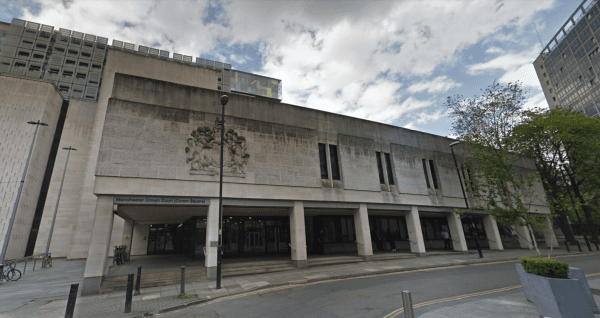 An undated photo of Manchester Crown Court, England. (Screenshot/Googlemaps)