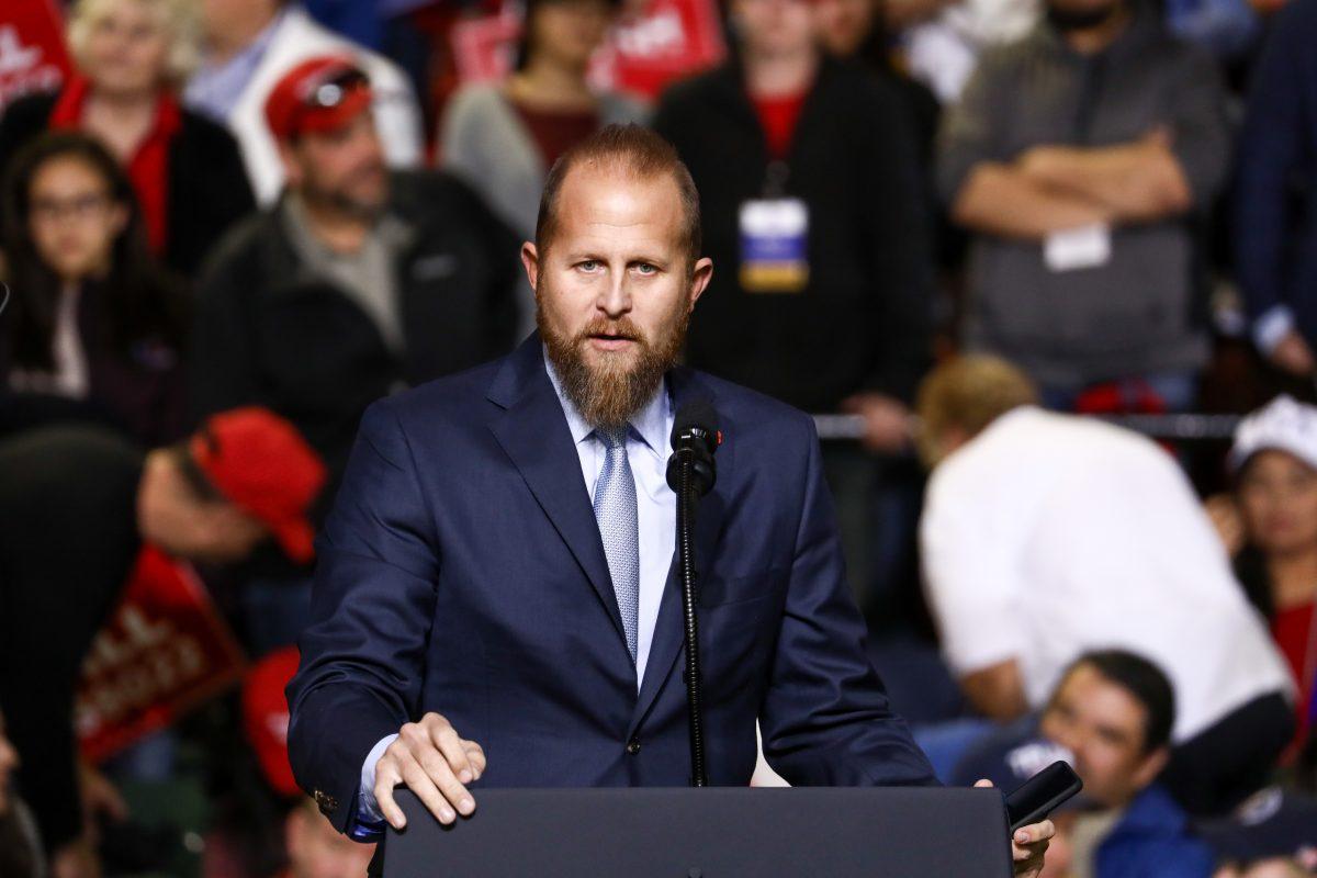 Trump campaign manager Brad Parscale at a Make America Great Again rally in El Paso, Texas, on Feb. 11, 2019. (Charlotte Cuthbertson/The Epoch Times)