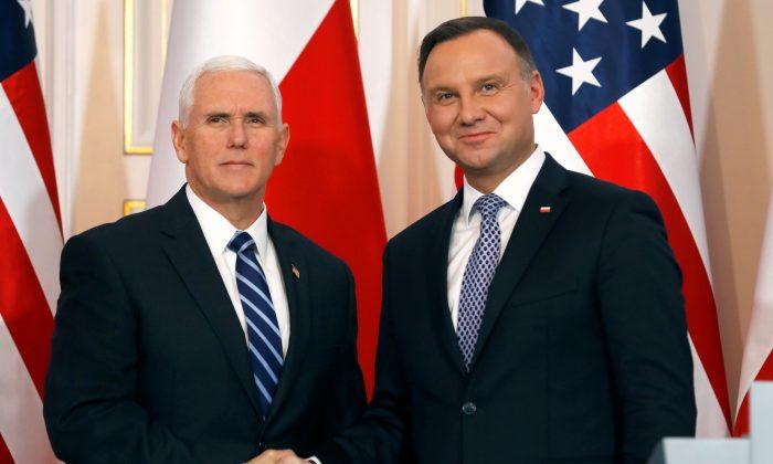 Pence Praises Poland’s Actions to Exclude China’s Huawei