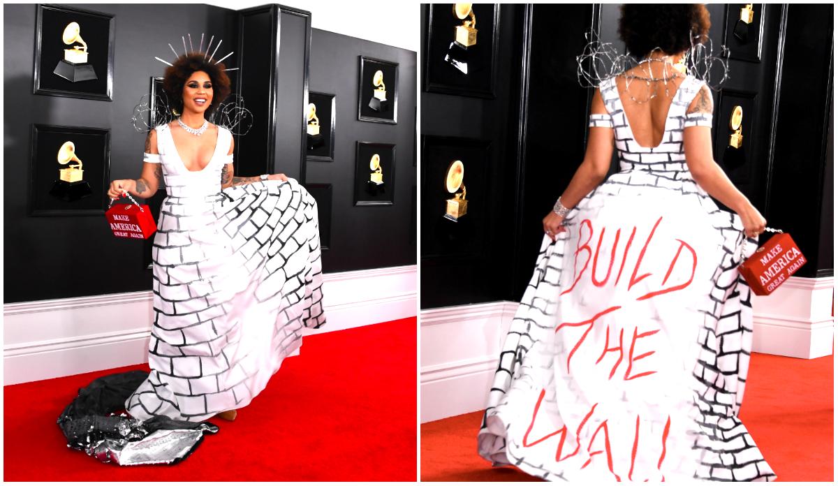 Joy Villa Responds to Criticism of Her Pro-Trump Dress at Grammys