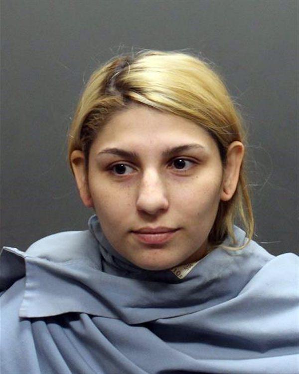 Jocelyn Sanchez, 21, of Tucson, Ariz., is seen in this November 2018 booking photo provided by the Pima County Sheriff's Office. (Pima County Sheriff's Office via AP)