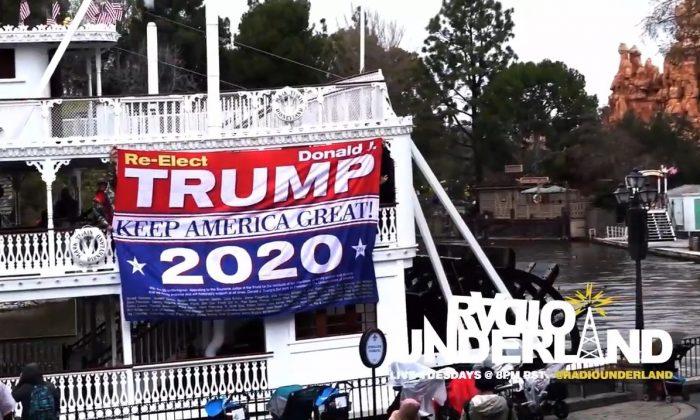 Trump Supporter Banned From Disneyland for Unfurling ‘Keep America Great’ Banner