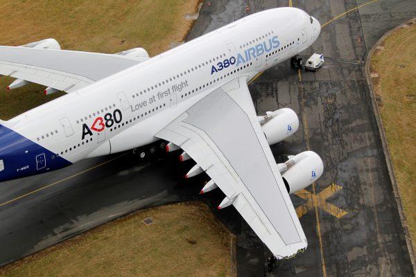 FILE—The damaged right-hand wing-tip of the Airbus A380, the world's largest jetliner with a wingspan of almost 80 metres, is seen on the tarmac during the Paris Air Show in Le Bourget airport, near Paris, on June 20, 2011. (Pascal Rossignol/File Photo/Reuters)
