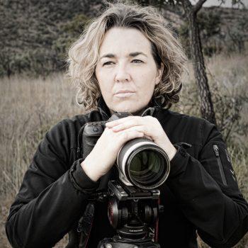 Photographer Susan Scott, the director of “Stroop,” on location in the Bushveld, South Africa.