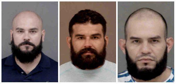 Oscar Rangel-Gutierrez, Regulo Rangel Gutierrez, and Raul Rangel-Gutierrez. L to R (Mecklenburg County Sheriff's Office)