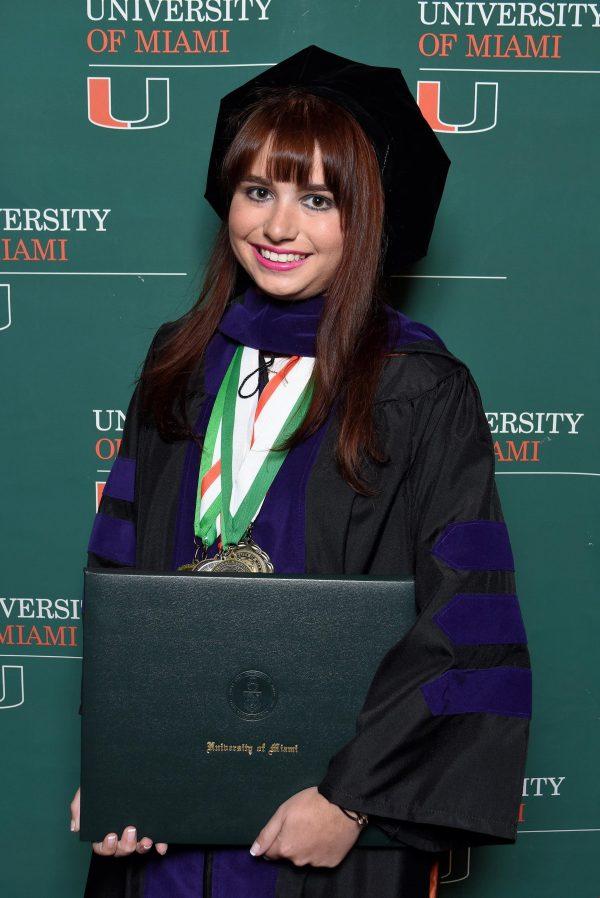 Haley Moss graduating from law school at the University of Miami in May 2018. (Courtesy of Haley Moss)