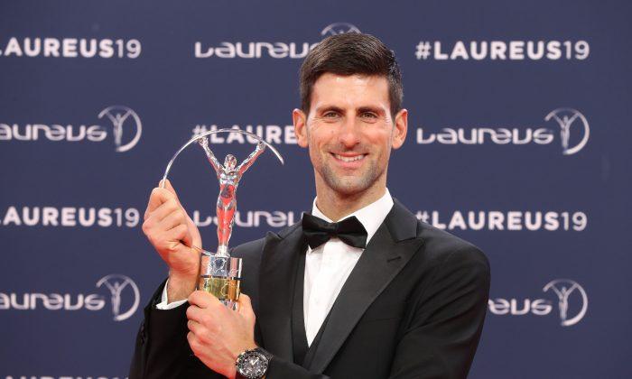 Tennis Player Djokovic, Gymnast Biles Win Top Laureus Awards