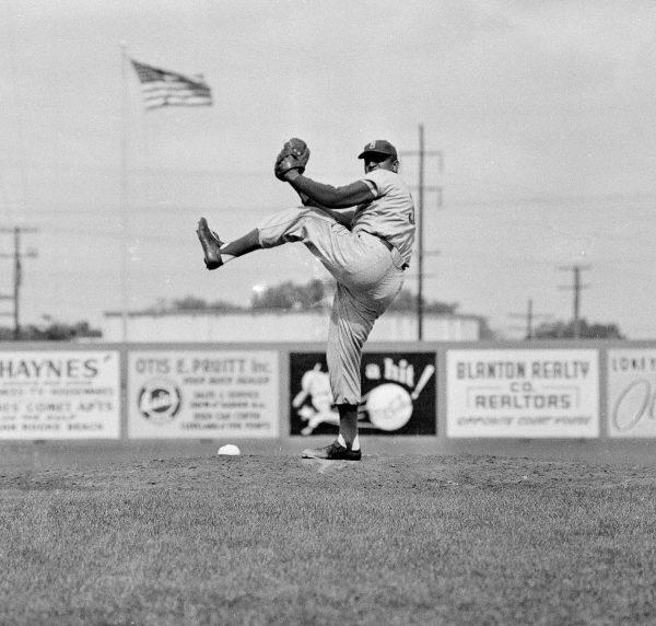 This is an undated file photo showing Brooklyn Dodgers pitcher Don Newcombe. (Photo/AP)