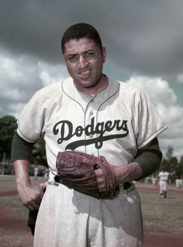 Brooklyn Dodgers' Don Newcombe, in March 1956. (Photo/AP)