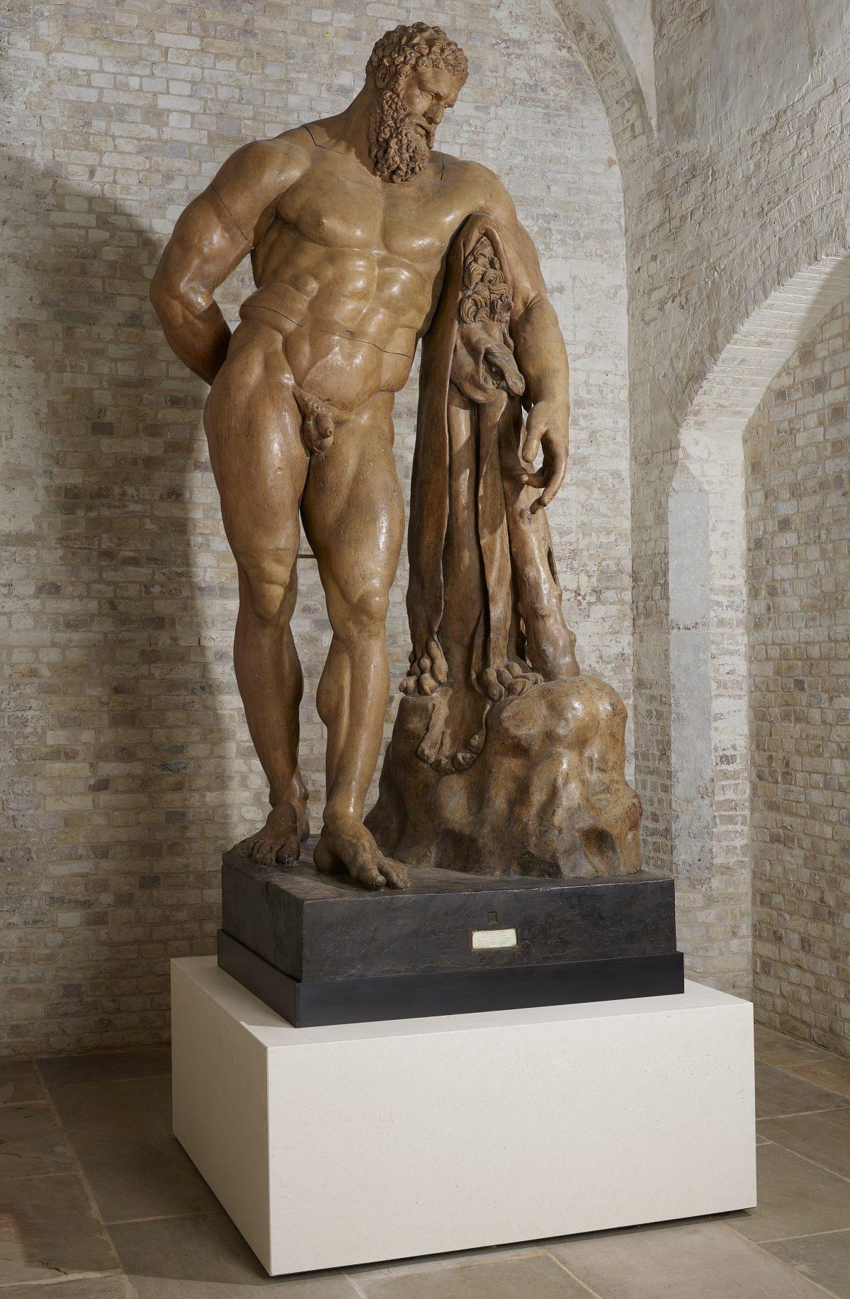 The colossal 10-foot-5-inch-high "Farnese Hercules" plaster cast at the Royal Academy of Arts in London. (Royal Academy of Arts, London)