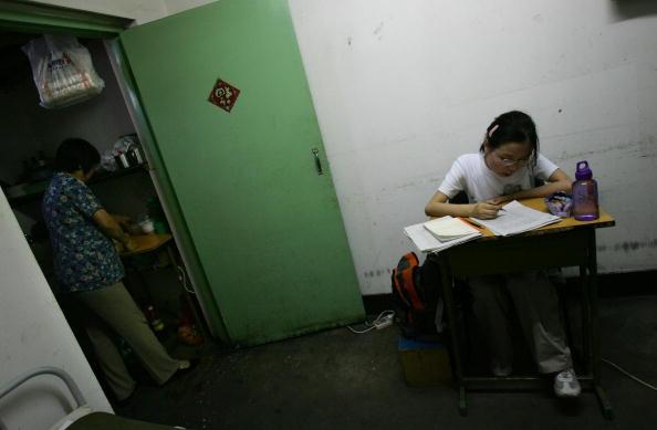 A Chinese student doing homework. (China Photos/Getty Images)