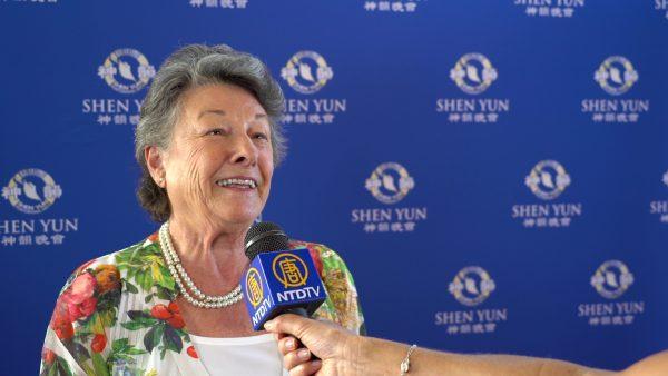 Independent property investor Carmel Morrissey saw Shen Yun in Perth's Regal Theatre, Western Australia, on Feb. 20, 2019. (Victor Bernal/NTD Television)