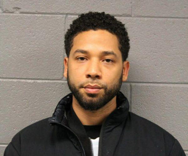 Jussie Smollett,the "Empire" actor turned himself in early on March 7, 2019 to face a charge of making a false police report when he said he was attacked in downtown Chicago by two men who hurled racist and anti-gay slurs and looped a rope around his neck. on Feb. 21, 2019 .(Chicago Police Department via AP)