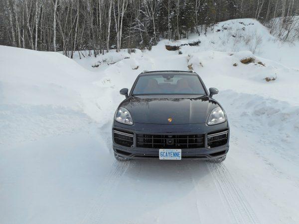 Looking head on at the 2019 Porsche Cayenne. (Benjamin Yong)