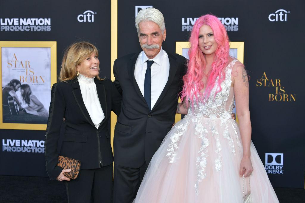 Katharine Ross, Sam Elliott and Cleo Rose Elliott arrive at the Premiere Of Warner Bros. Pictures' 'A Star Is Born' at The Shrine Auditorium on September 24, 2018 in Los Angeles, California. (©Getty Images | <a href="https://www.gettyimages.com/detail/news-photo/katharine-ross-sam-elliott-and-cleo-rose-elliott-arrive-at-news-photo/1044039968?adppopup=true">Neilson Barnard</a>)