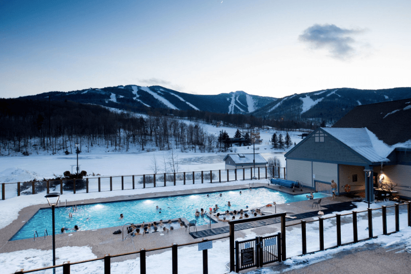 A scenic view from Killington Grand Resort Hotel. (Chandler Burgess)